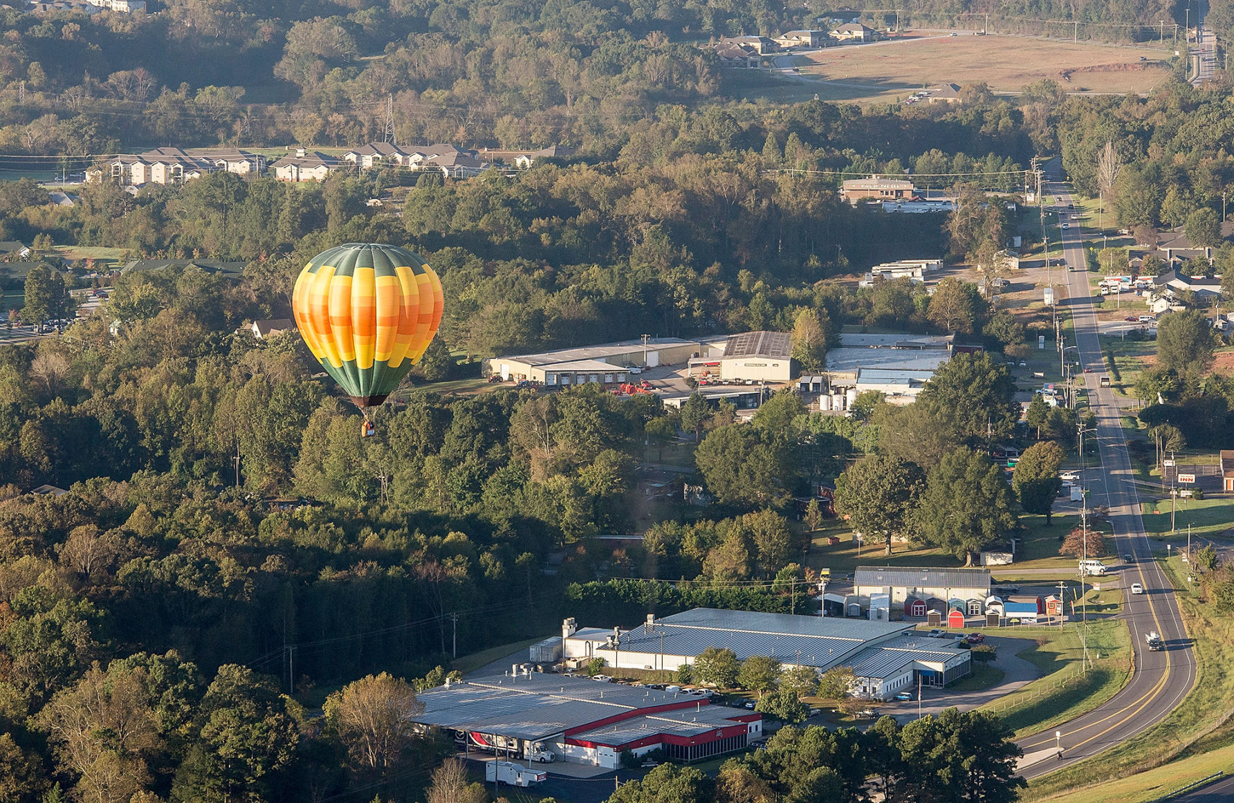 Hot air balloon ride